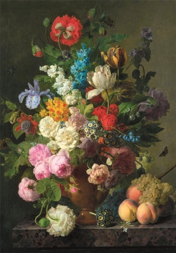 Puzzle Museum Collection: Natura morta con fiori 1000 pezzi