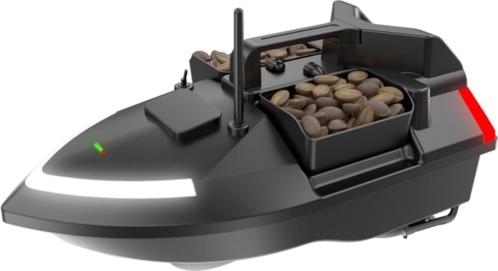 Drie onafhankelijke compartimenten voor tot 2 kg voer