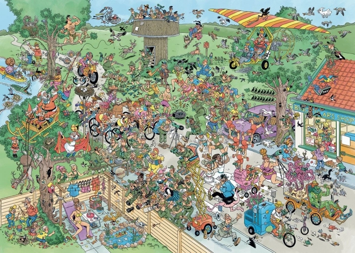 Jigsaw Puzzle JUMBO Jan van Haasteren Bird Watching 1000 pieces
