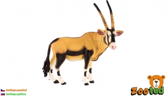 Plastic addax figurine – desert antelope 13 cm