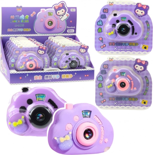 Camera-shaped Eraser, Purple