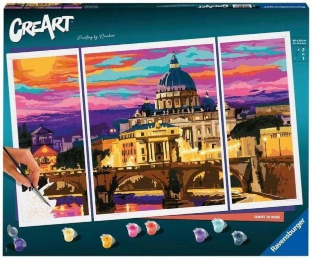 Ravensburger CreArt Panorama – Rom Malen nach Zahlen
