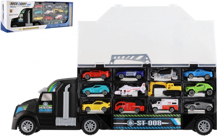 Auto kamión prepravník s dopravnými prostriedkami 50 cm