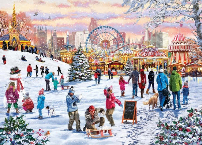 Puzzle Winter Miracle in Hyde Park 1000 Pieces