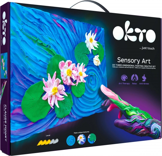 Okto Sensoty Art Art Set Water Lilies 30 × 40 cm
