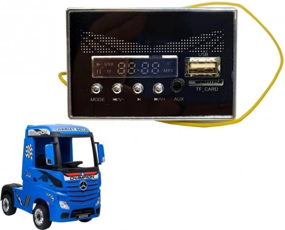 Music panel for electric car ACTROS HL358