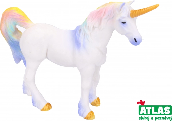 Handbeschilderd eenhoornfiguurtje 14 cm