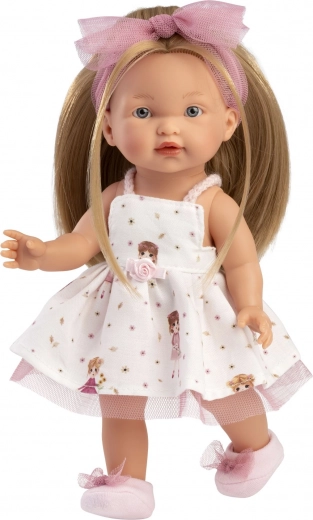 Realistyczna lalka Llorens Valeria z całkowicie winylowym ciałem - 28 cm