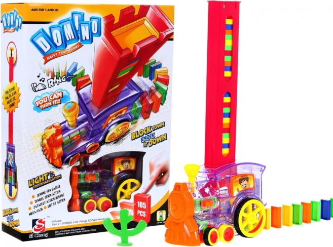 Interactive Train with Domino Effect