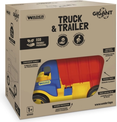 Giant Truck with Trailer 107 cm Wader