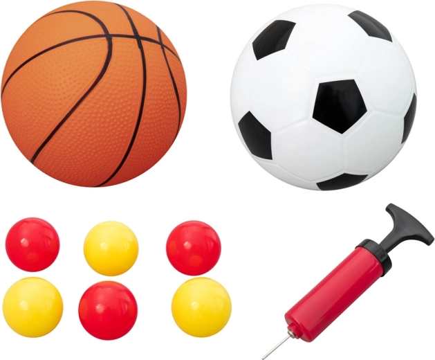 Tutto incluso nella confezione: pompa e palloni