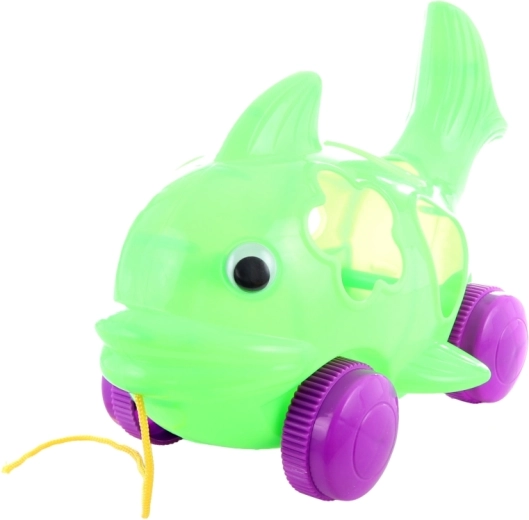 Giocattolo da traino con ruote libere