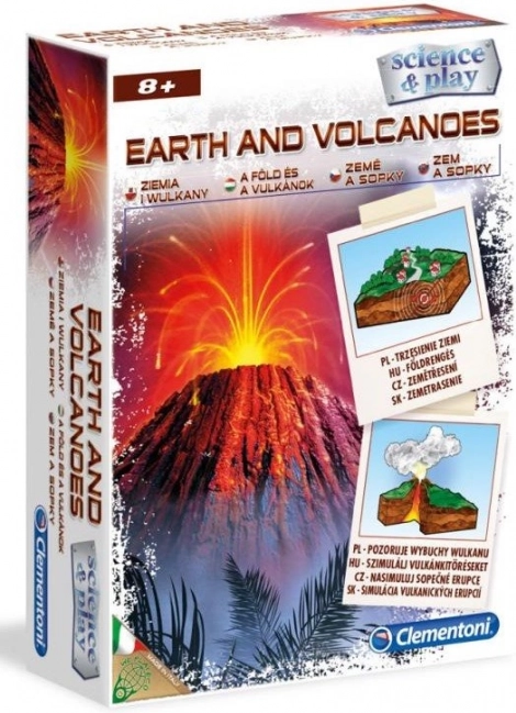 Clementoni Science & Play Earth and Volcanoes – science kit for kids