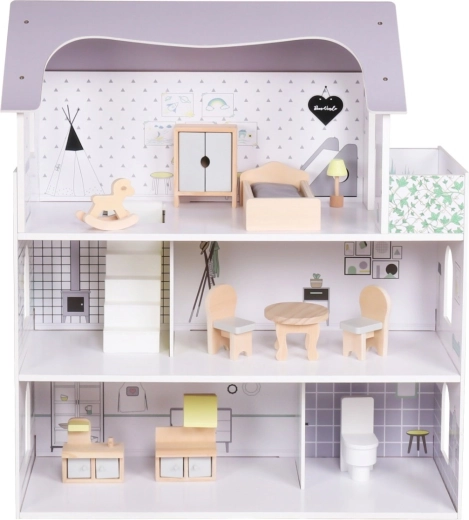 10 pieces of wooden furniture included