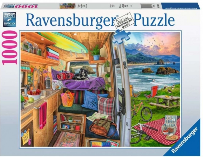 2D Puzzle 1000 Pieces View from a Motorhome
