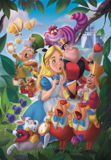 Clementoni puzzle Aliz az álmok országában 1000 darabos