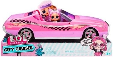 L.O.L. Surprise City Cruiser – růžový kabriolet s panenkou Beeps