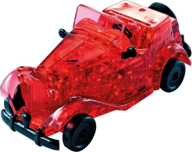 3D Crystal Puzzle Vintage Car, Red, 53 Pieces – HCM KINZEL