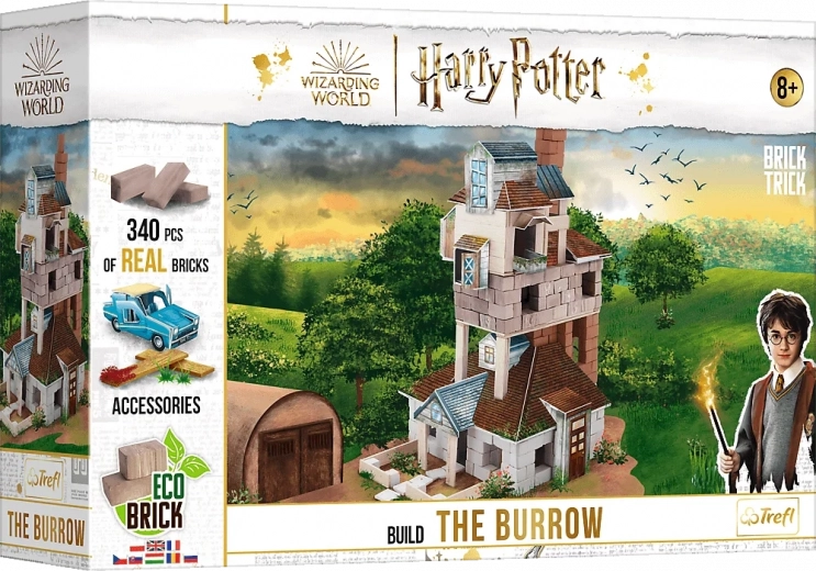 Brick Trick Harry Potter Construction Set – The Weasleys’ Burrow from real bricks
