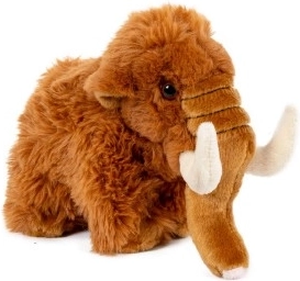 Barna plüss mamut 17 cm babáknak