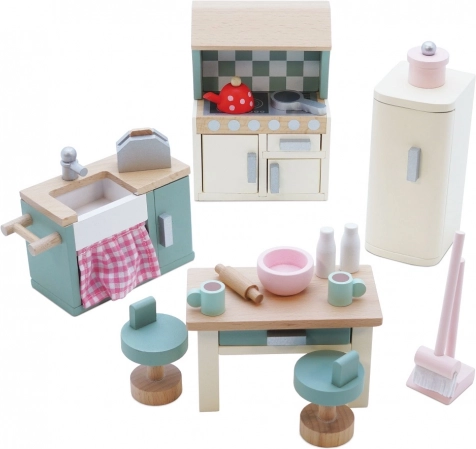 Mobilier pour maison de poupée - Cuisine Daisylane