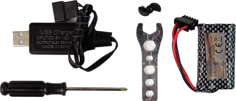 Kompletní příslušenství připravené k jízdě