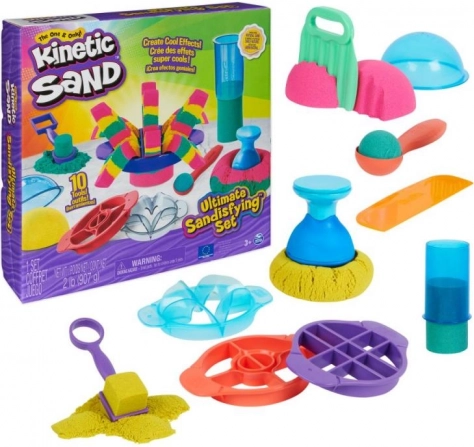 Kinetički pijesak Ultimate Sandisfying set – kreativni set s alatima