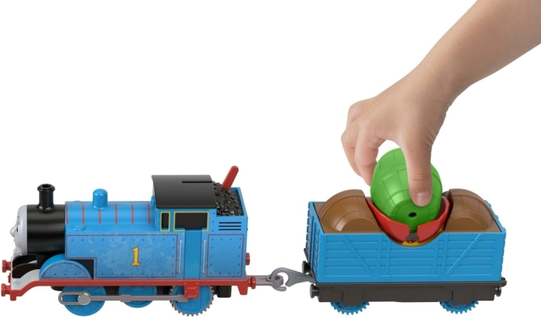 Motorized Thomas with cargo wagon