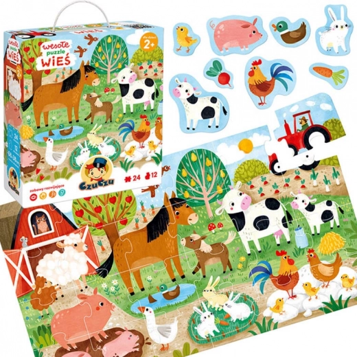 Happy Puzzle 24 Pieces - Off to the Farm