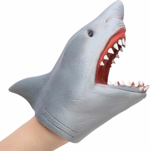 Schylling Shark Rubber Hand Puppet