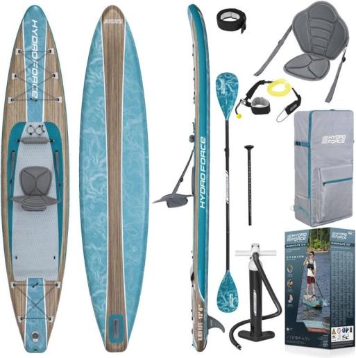 Inflatable paddleboard Hydro-Force Glider Elite 381x79x15cm 2in1