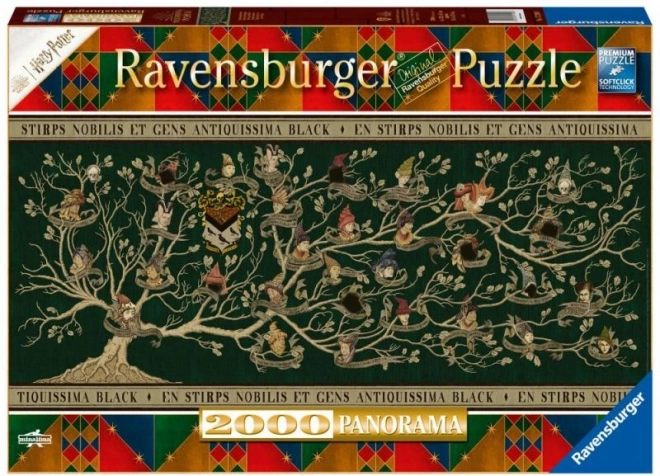 Harry Potter family tree panorama puzzle 2000 pieces Ravensburger