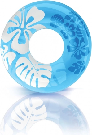 Inflatable Ring 91 cm with Hawaiian Floral Design INTEX