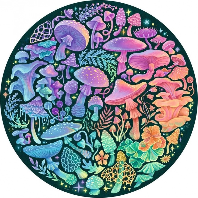 Puzzle 500 pieces Color Palette Mushrooms RAVENSBURGER