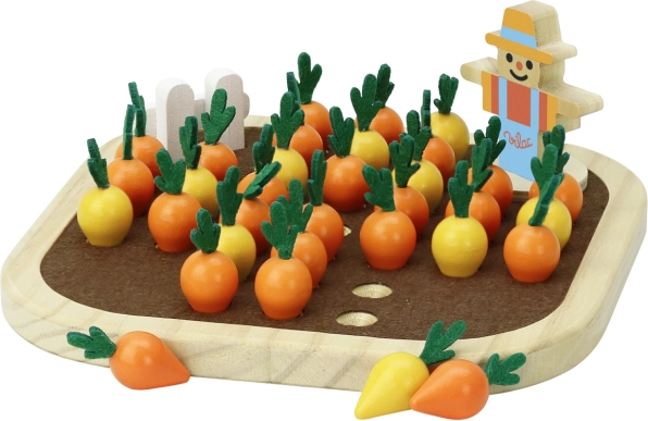 Vilac Vegetable Garden – Wooden Solitaire