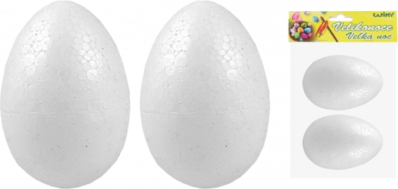 Decoratieve polystyreen eieren 9 cm