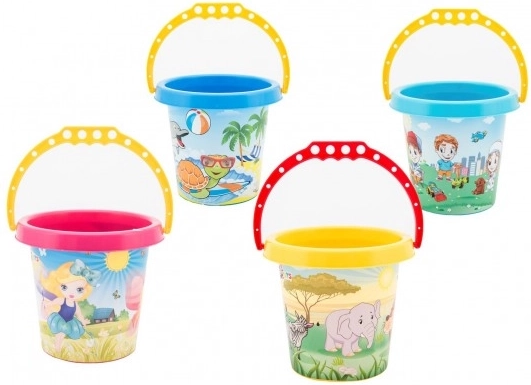 Technok kinderemmer met dieren 14 cm