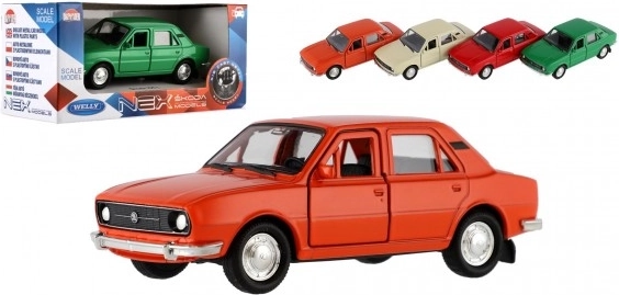Die-cast model Škoda 105 L 1:34–39 with opening doors