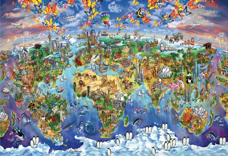 EUROGRAPHICS Puzzle Wonders of the World 5000 pieces