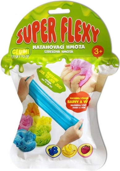 Glumi super flexy rekbare kneed- en boetseerklei met geur