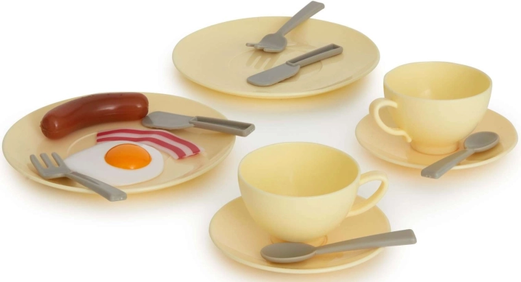 Dotazione completa per la colazione per due persone