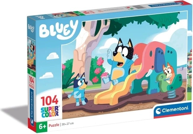 puzzle 104 pezzi bluey