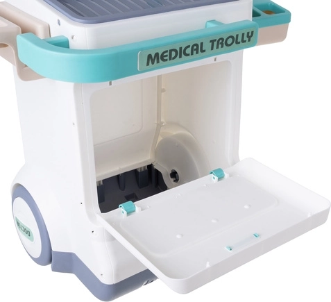 Pokretna dvorazinska kolica s prostorom za odlaganje