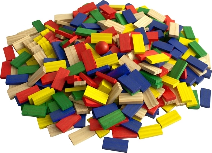 800 kleurrijke stukjes voor eindeloze bouwwerken