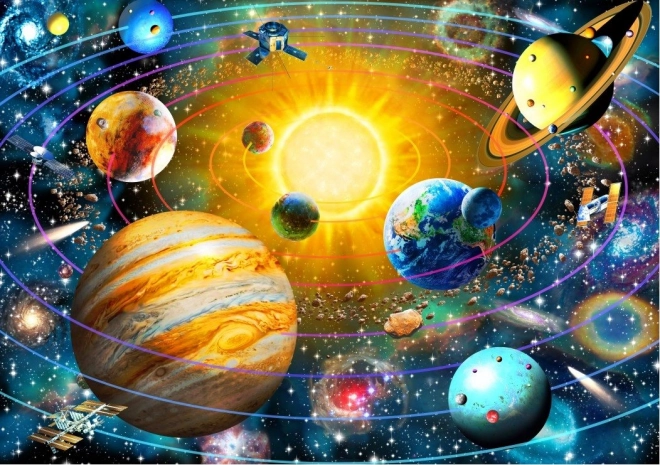 Solar System Puzzle 1000 Pieces BLUEBIRD
