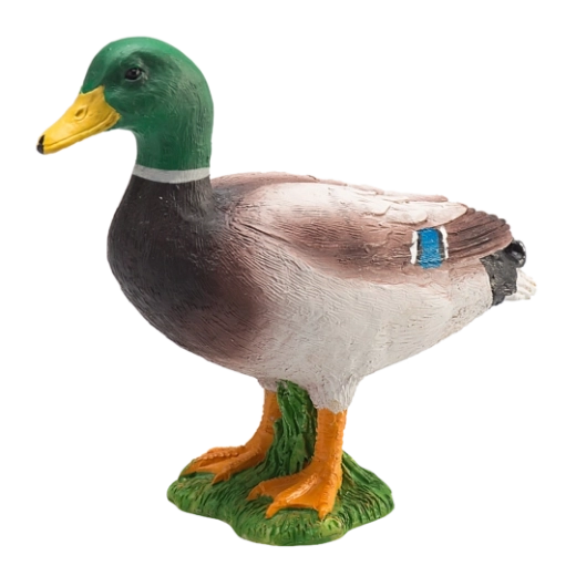 Figurine réaliste de canard colvert