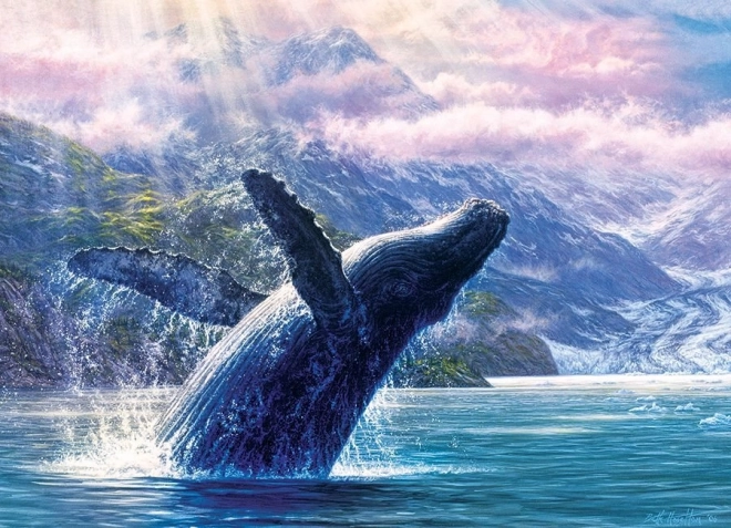 Humpback Whale Puzzle from Glacier Bay 1000 pieces by Cobble Hill