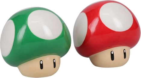 Kerámia sószóró és borsszóró Super Mario – gombák