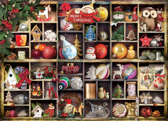 Eurographics puzzle Christmas ornaments 1000 pieces