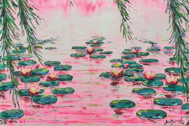 Ravensburger Puzzle Lake with Water Lilies 4000 Pieces